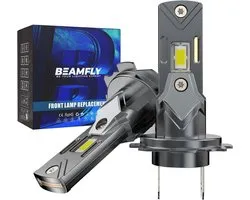 H7 LED Lampen Set 20000lm 100W - 2x Wit 6500K Verlichting voor Auto en Motor, Plug & Play