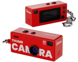 Ultracompacte 1080P sleutelhanger camera, retro zakvideocamera, mini draagbare videorecorder met flitser,met 32 GB geheugenkaart
