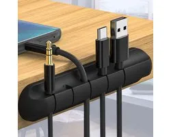 Kabel organisatiesysteem Siliconen Usb Kabelhaspel Desktop Netjes Management Clips Kabel Houder Voor Muis Hoofdtelefoon Draad Organisator