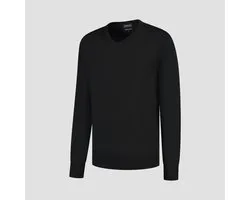 MERSO V-Hals – Merino Trui – 100% Merino Wol – Basalt Black
