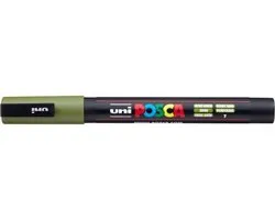 Marqueur de peinture uni-ball à base d'eau Posca PC-3M Vert kaki
