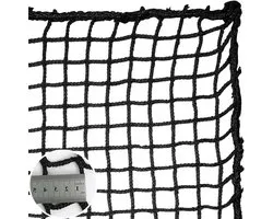 Black Stair Net, High Impact Golf Barrier, Ball Stop Net For Backyard, Balcony Fence Security Net, Football Backstop Net, For Indoor And Outdoor (Size:1M×1M(3.3FT×3.3FT),Color:Black)