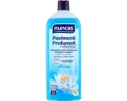 Nettoyant multi-usages Nuncas 1000 ml - au parfum floral - Agent nettoyant adapté au robot laveur Roborock et iRobot Roomba Braava Jet M6 - Agent nettoyant pour sols - Robot nettoyeur