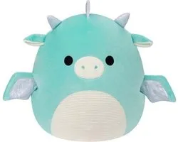Squishmallows Miles Teal Dragon W/Corduroy Bell 40cm