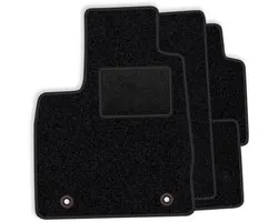 Set de tapis de sol en velours pour Lexus CT 200H 2010-2022 - finition noire