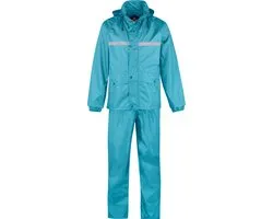 BJØRNSON Dusch Rain Suit Women & Men - Imperméable - Taille XL - Aqua blue