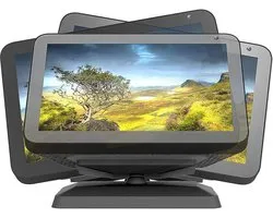 Amazon Echo Show 8 (1st & 2nd Gen) Tripod Holder 360° Adjustable Metal Accessory Stand Tilt Echo Show 8 Easily Forwards or Back to Improve Viewing Angle (Black) A344