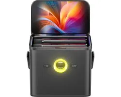 IKARAO Shell S3 – Draagbare Karaoke Machine met 7” Touchscreen, 2 Draadloze Microfoons en 6 maanden gratis de KaraFun App