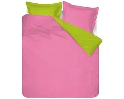 Cameleon Dekbedovertrekset DF-Fuchsia/appelgr 240x200/220