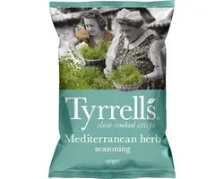 Tyrrells Mediterranean Herb - Chips - 10 x 150 gram