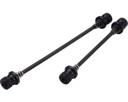 BBB Cycling Quick Release Set WheelFixed - Lichtgewicht Snelspanners Fiets - Voor- en Achterwiel - Aluminium - 100mm 135mm - BQR-03