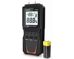 Visaly Vochtmeter VM710 - Vochtmeter Muren & Hout - Incl. Opbergcase en Batterij