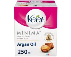 Veet Pot de Cire Orientale Minima - Huile d'Argan 250ml