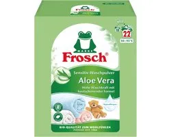 Frosch Sensitive Waspoeder - Aloë Vera, - 1,45 kg - 22 Wasbeurten - Hypoallergeen - Langdurige kleurbescherming - Gevoelige huid
