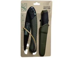 Bahco Laplander vouwzaag en Companion Mes set