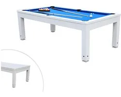 Table de Billard SNOOKER modulable - Hauteur réglable - 207 x 114 x 79 cm