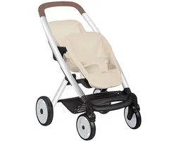 Smoby - Poussette Maxi-Cosi duo pour 2 poupées jusqu'à 42 cm - roues multidirectionnelles