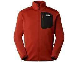 The North Face Heren Crest Full Zip Jacket Iron Clay/Zwart