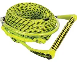 ProLine Recreational Wakeboard Handle & Lijn Set – 38 cm Handvat met 5-Secties Mainline – Geschikt voor Wakeboard, Kneeboard & Waterski