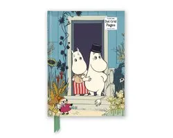Flame Tree Dot Grid Notebooks- Moomins on the Riviera (Foiled Dot Grid Journal)