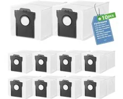 10 sacs à poussière (gris) adaptés aux aspirateurs robots Dreame L40s Pro Ultra/L10s Ultra Gen 2/Gen 3 et Dreame X40.