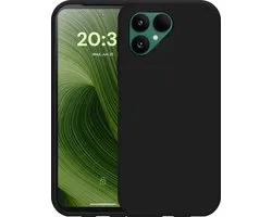 Étui Cazy compatible avec Fairphone 6 - Siliconen - Flexible - Zwart