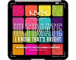 NYX Professional Makeup Ultimate Shadow Palette - I Know That's Bright - Palette de Ombre à paupières