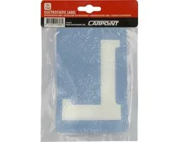 Carpoint L Sticker Lesauto Statisch Raam (10x15cm) - Blauw
