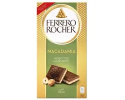 Ferrero Rocher Tablet Hazelnut Macadamia - 8x 90 gr