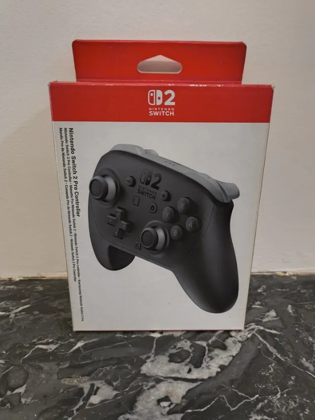 Nintendo Switch 2 Pro Controller, manette sans fil noire