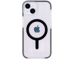 Coque BodyGuardz Ace Pro MagSafe - adaptée à l' iPhone 14 - en bioplastique - avec protection antibactérienne - adaptée à MagSafe et à la recharge sans fil - Noir transparent