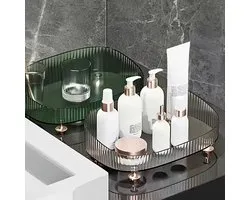Make up Portable Rotating Cosmetic Organizer with Drawers, Dustproof Makeup Storage Case and Free Brush Set, Suitable for European Makeup Needs make up bakjes make up organizer