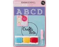 Crafts & Co - alfabet borduurset - starterkit