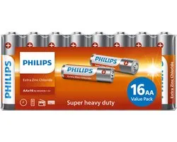 Piles Philips Longlife AA 16 pièces Pile AA Philips