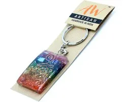 Orgonite Power Sleutelhanger - Home Protect Koper en Chakra