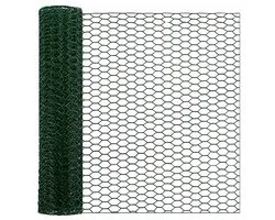 Galfanized Chicken Wire Fence 0.4 x 5 m for Poultry and Gardens