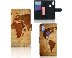 Xiaomi Mi Mix 2s Flip Cover Wereldkaart