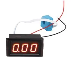 Hall Ammeter Current, DC Ammeter with Hall Sensor LED Digital Display 50A High Accurate Flow Meter for Vehicles - ShopVlot