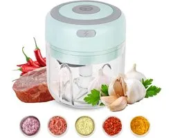 IMTEX Hakmolen elektrische - USB oplaadbal - Mini Portable Chopper - 250ml - Groen
