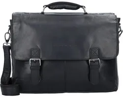 The Chesterfield Brand Wax Pull Up Koffer Leer 40 cm Laptop compartiment