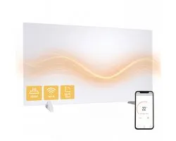 Silvergear Infrarood Verwarmingspaneel Premium - Elektrische Verwarming met App - WIFI - 720W - Wit