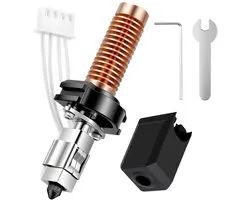Kit voor Flashforge Adventurer 5M / AD5M & Adventurer 5M Pro / AD5M Pro, Volledig Gemonteerde Hotend met Vervangbare 0,4 mm Geharde Stalen Nozzle, 3D-Printer Accessoires