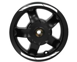 Piaggio Zip Stickerset - Velg Stickers - Wit
