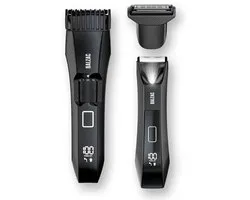 BALZAC® Baardtrimmer PRO - Bodygroomer Mannen 5.0 - Waterdicht - Titanium Scheerblad - 20 Lengte-Instellingen - Trimmer Mannen - Beard & Balls Bundel Incl. E-Book