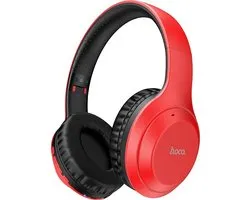 Hoco W30 - Rouge - Bluetooth Plus de Ear Headphones - Casques sans fil - casque avec microphone - Universal - Apple et Android Red