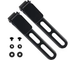 2 stuks vaste lemmetclips, waterdicht, 85 x 15 mm, voor doe-het-zelf messen, compatibel met Kydex Ulticlip