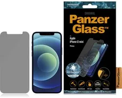 PanzerGlass Gehard Glas Privacy Screenprotector Geschikt voor Apple iPhone 12 Mini