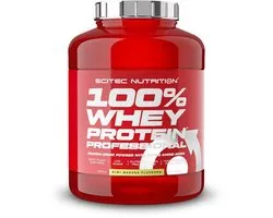 Scitec Nutrition® - 100% Whey Protein Professional (1816 gram - Kiwi/Banana) - Kiwi/Banaan - 60 eiwitshakes - Premium proteine poeder met leucine, glutamine, arginine, taurine, papaïne en bromelaïne