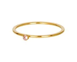 iXXXi invulring Pink 1 Stone Crystal R03908 (1MM)