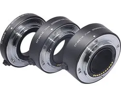 McoPlus MFT-mount Tussenring Metaal Macro Set 10 + 16 + 21